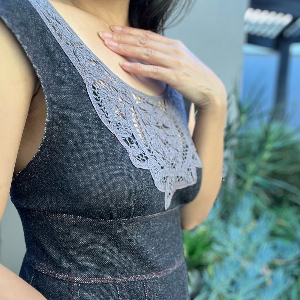 Free People slight peplum top